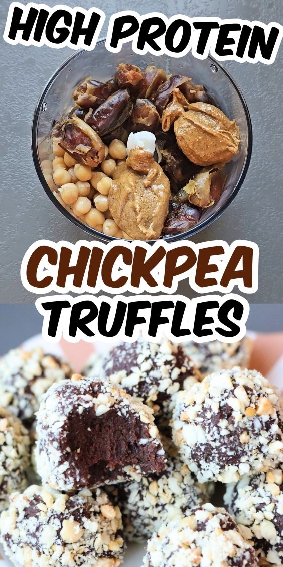 HEALTHY chickpea protein truffles RECIPE