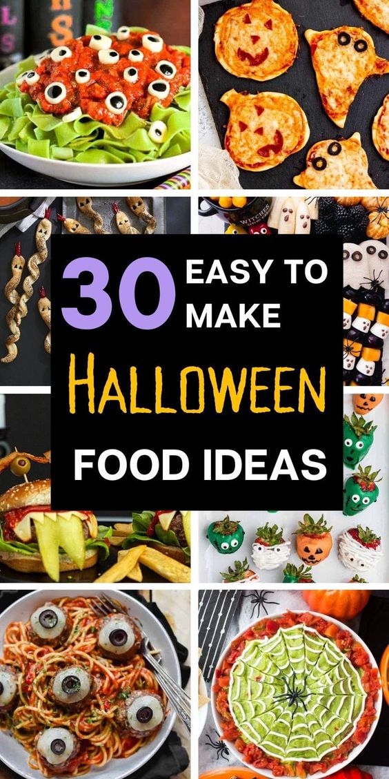 30+ Halloween Food Ideas