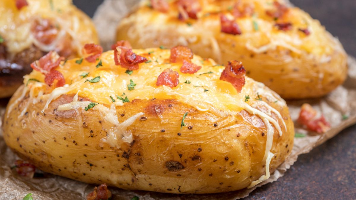 Ham-Stuffed Potatoes
