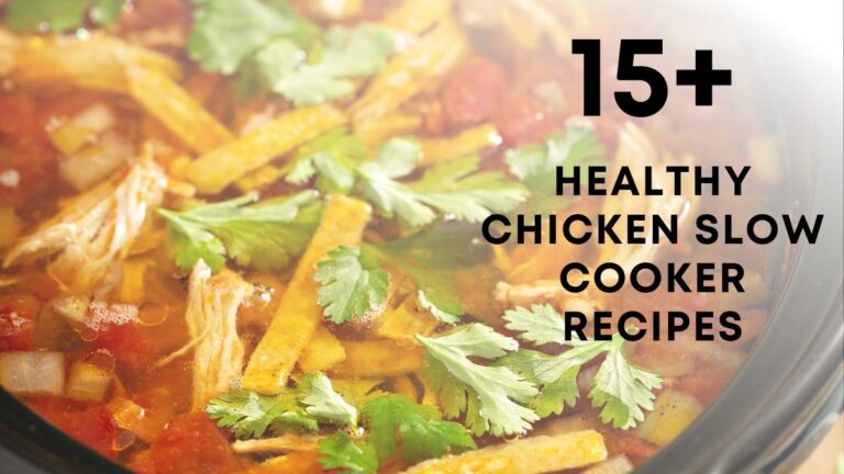 Healthy Chicken Slow Cooker Recipes