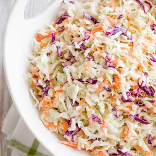 Healthy No Mayo Coleslaw Recipe 735x1103 1