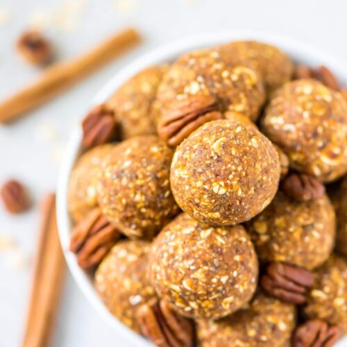 Healthy Pumpkin Energy Balls