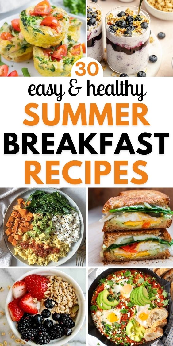 Healthy Summer Breakfast ideas 1
