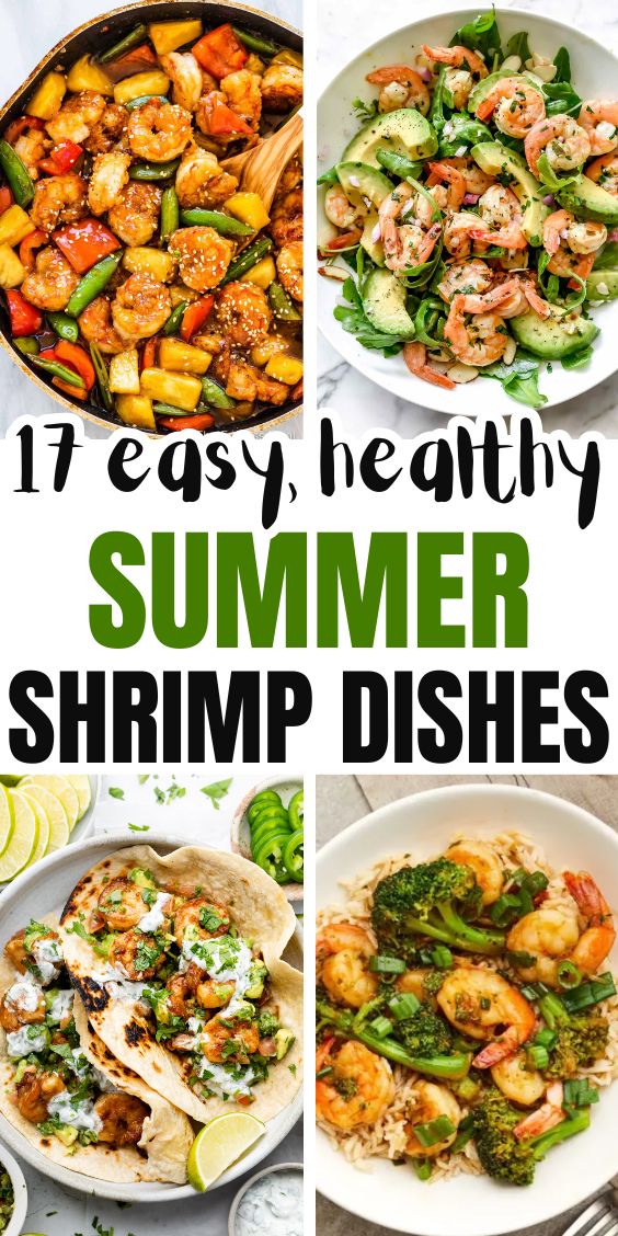 Healthy Summer Shrimp Dinner ideas
