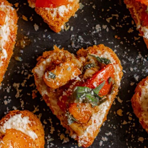 Heart Shaped Bruschetta 2