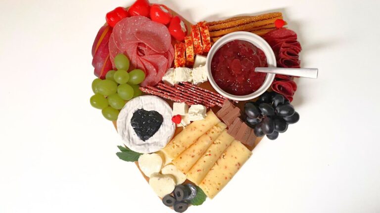 Heart-Shaped Charcuterie Board [Step-by-step]