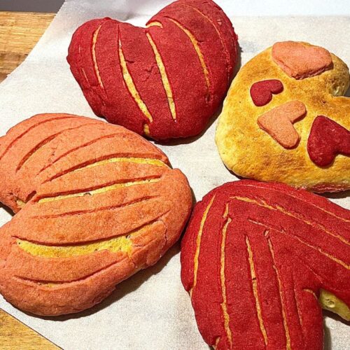 Heart-Shaped Conchas