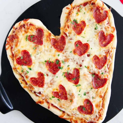 Heart shaped pizza 4