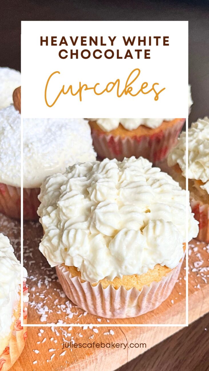 Heavenly White Chocolate Cupcakes Pinterest