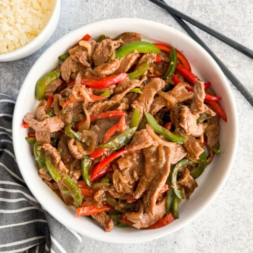 High Protein Low Carb Pepper Steak Weight Watchers Friendly Healthy Dinner