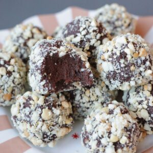 High Protein chocolate chickpea truffles Recipe