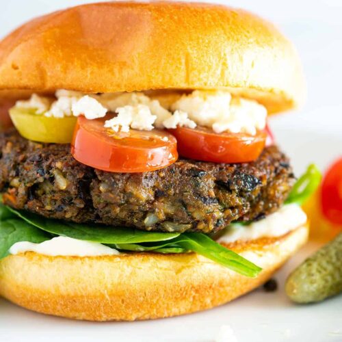 Homemade Mushroom Veggie Burger Recipe 1 1200