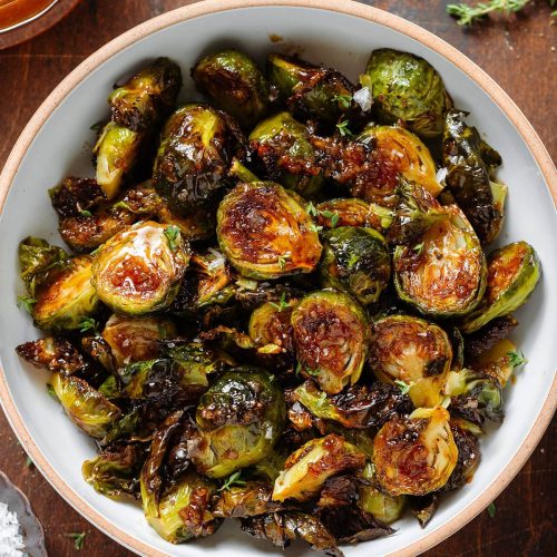 Honey Balsamic Brussels Sprouts 10