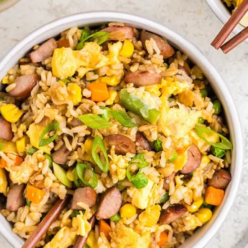 Hot Dog Fried Rice