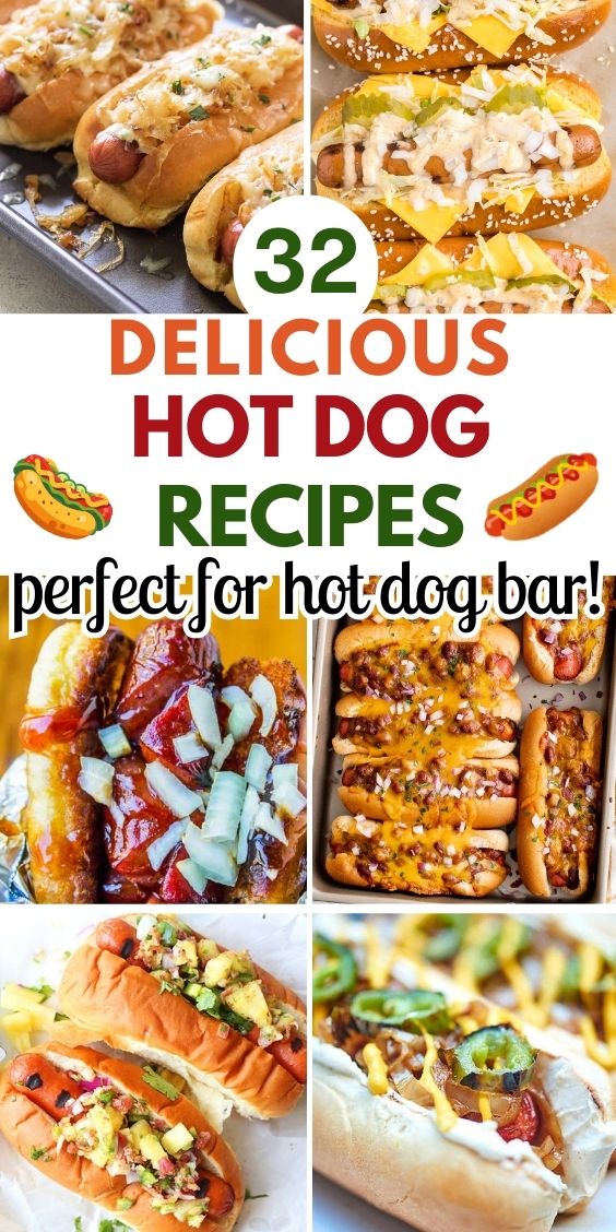 Hot Dog Recipes Hot Dog Bar Ideas