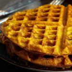 How To Make Perl Milling Pumpkin Waffles with Pancake Mix 1