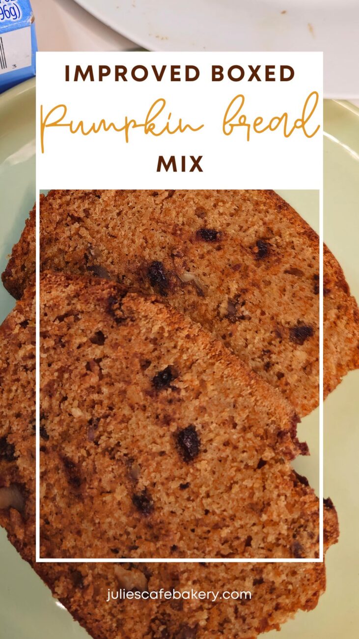 How to Make Pumpkin Bread Mix Better pinterest photo