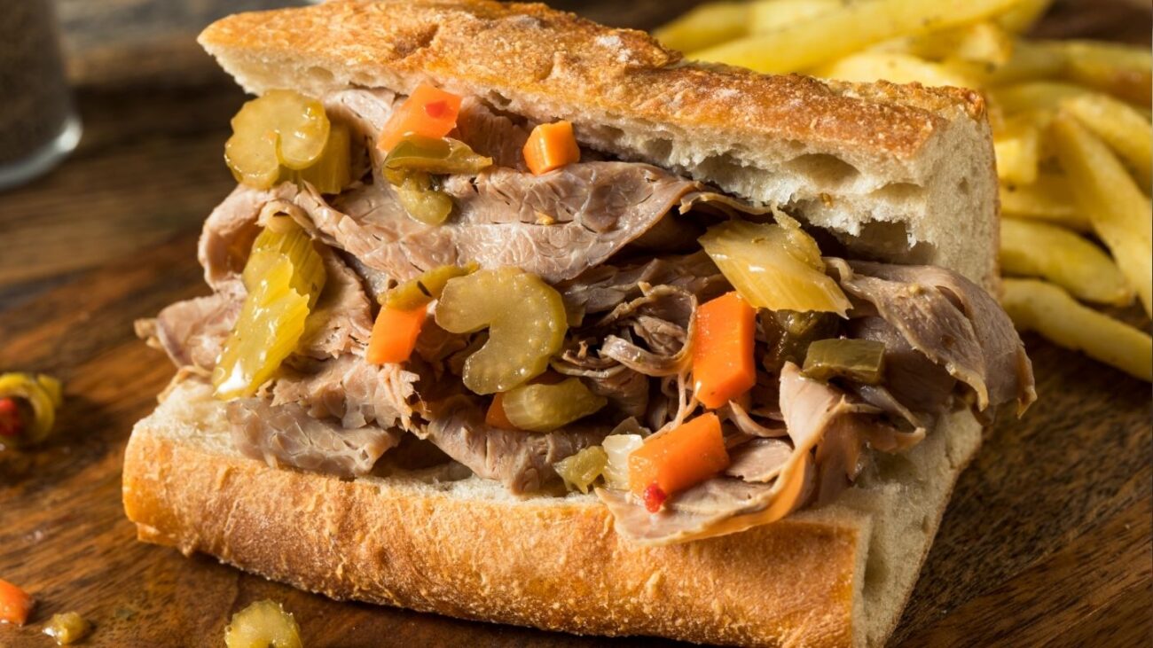 Italian Beef Sandwich 1