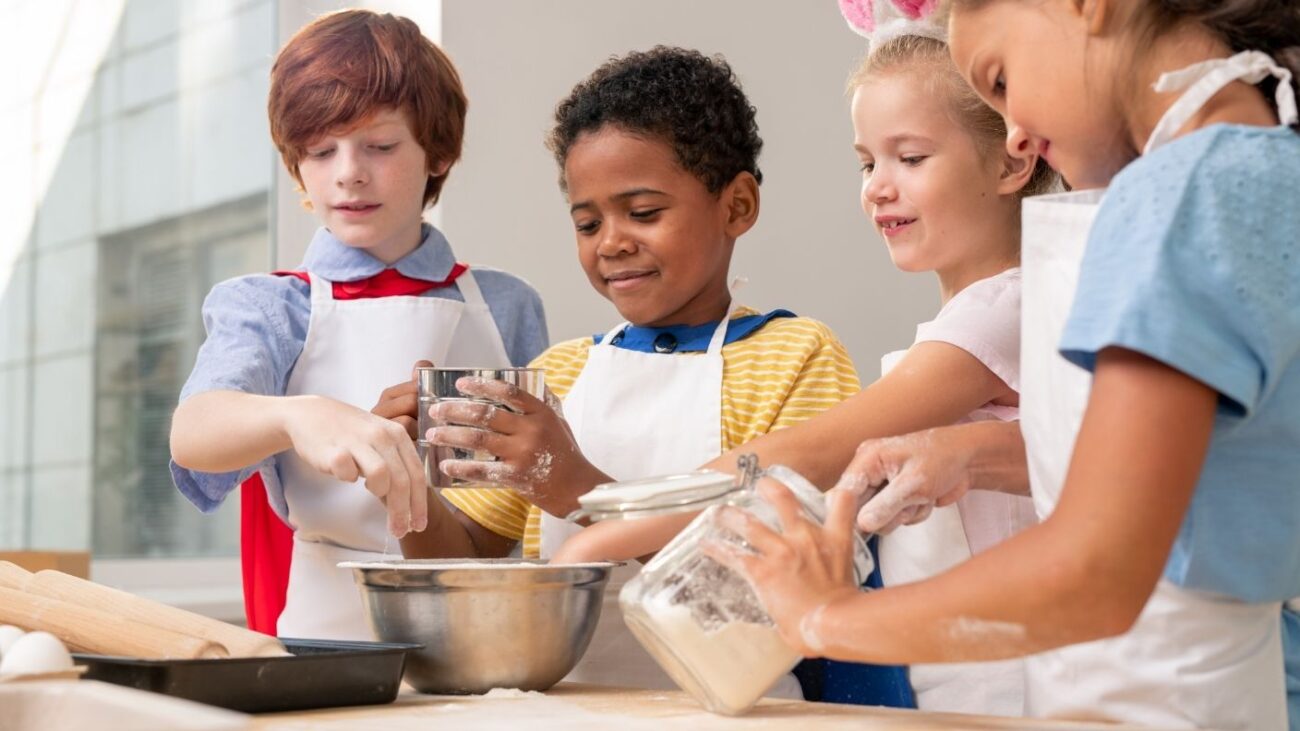 Kids cooking