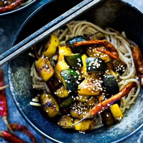 Kung Pao Zucchini with Noodles 100 4