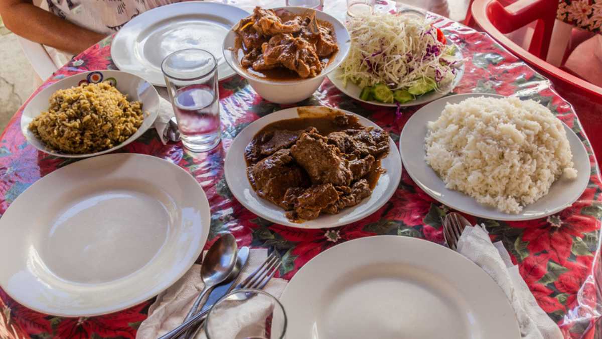 LA BANDERA DOMINICANA national dish