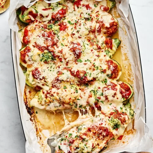 LasagnaStuffedZucchiniBoats 13