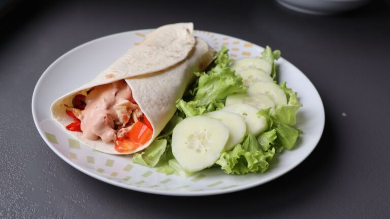 Leftover Rotisserie Chicken Wrap recipe