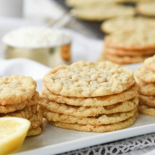 Lemon Oatmeal Cookies 1