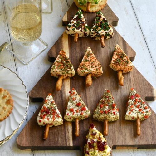 Little Christmas Tree Cheese Appetizers 1