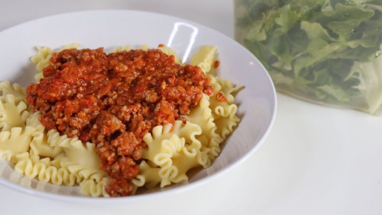 Mafalda Bolognese – Recipe for Bolognese Sauce with Italian Pasta