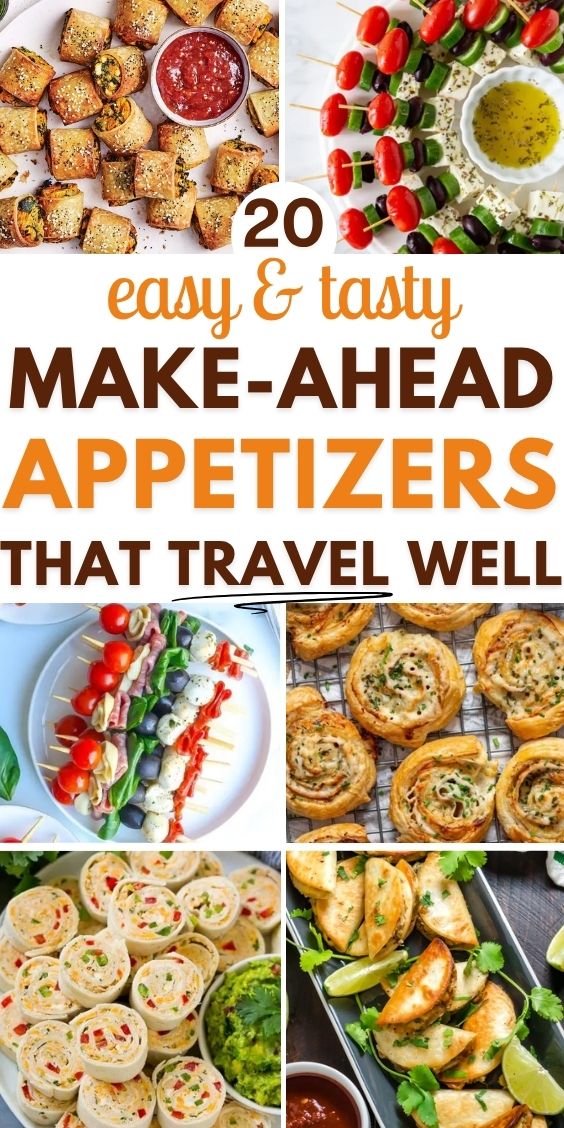 Make Ahead Appetizers That Travel Well
