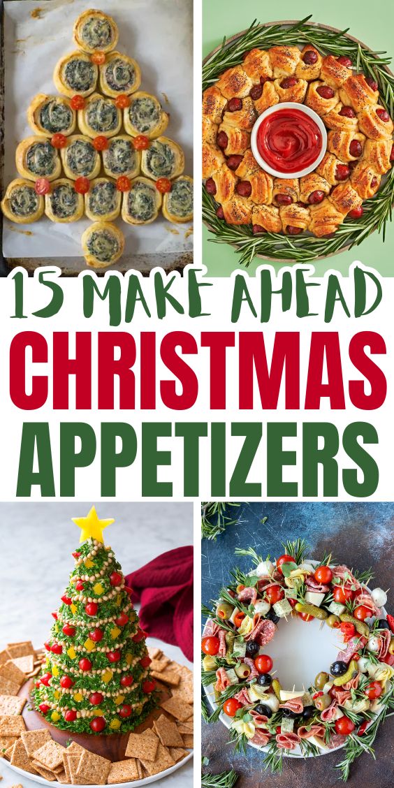 Make Ahead and freeze Christmas APPETIZER Ideas