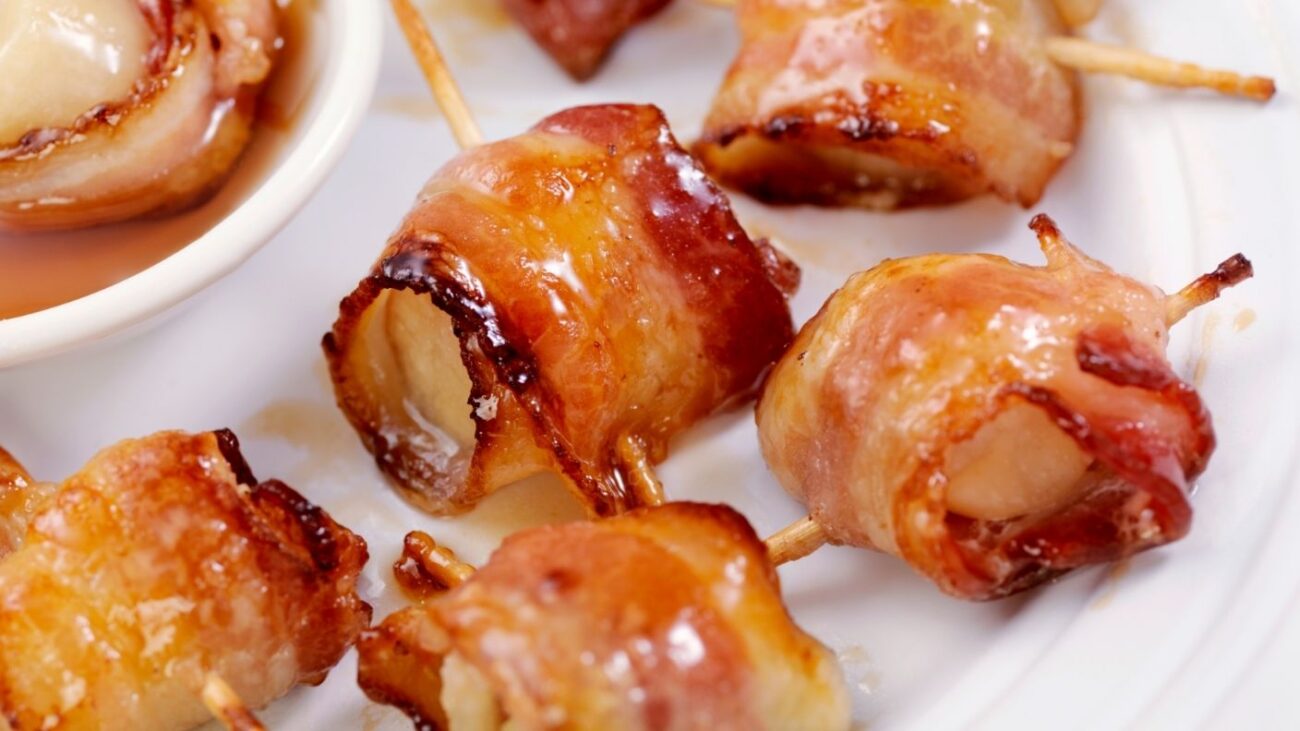 Maple Glazed Scallops