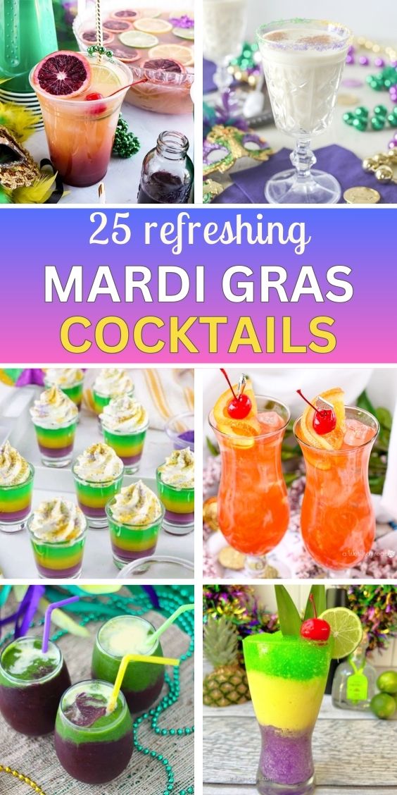 Mardi Gras Cocktails