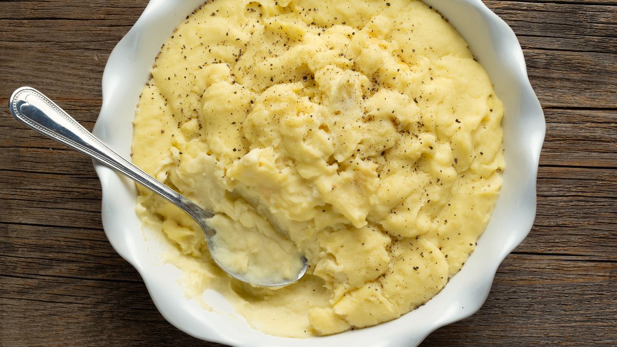 Mashed Potatoes With Almond Milk and Lemon Juice