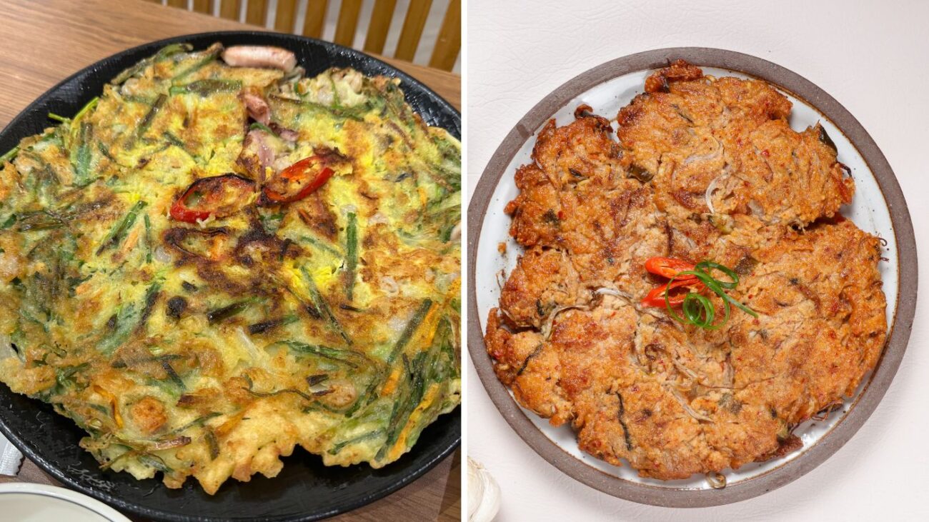 Pajeon and Bindaetteok