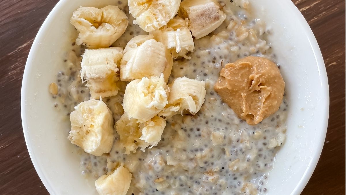 Peanut Butter and Chia Overnight Oats