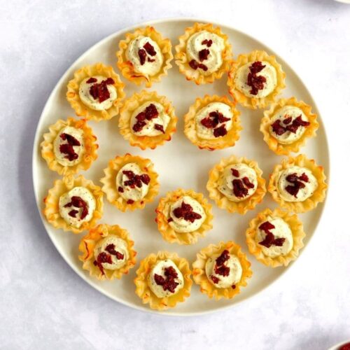 Pesto Feta Pyllo Cups Blog Post Sized Pin
