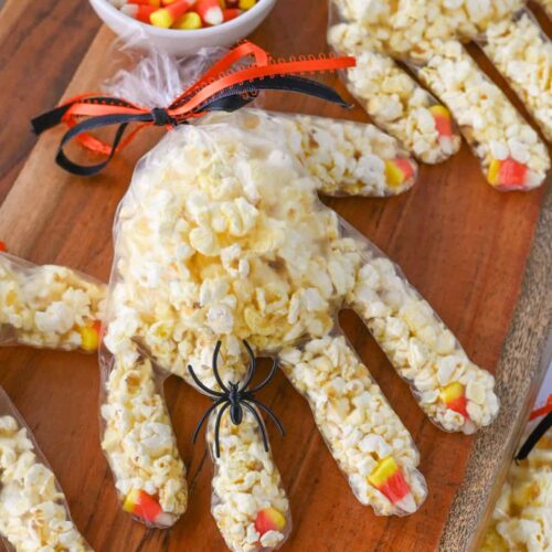 Popcorn Halloween Hands