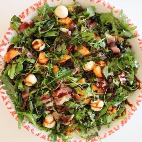 Prosciutto Melon Mozzarella Salad Healthy Recipe