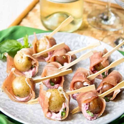 Prosciutto Potato Skewers Cherry Goat Cheese Cookin Canuck 4