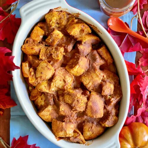 Pumpkin Bread Pudding Recipe