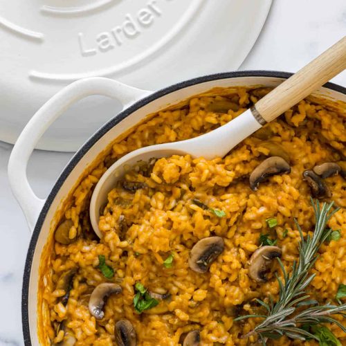 Pumpkin Mushroom Risotto 1 jpg