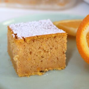 Pumpkin Sheet Cake with Cinnamon and Orange