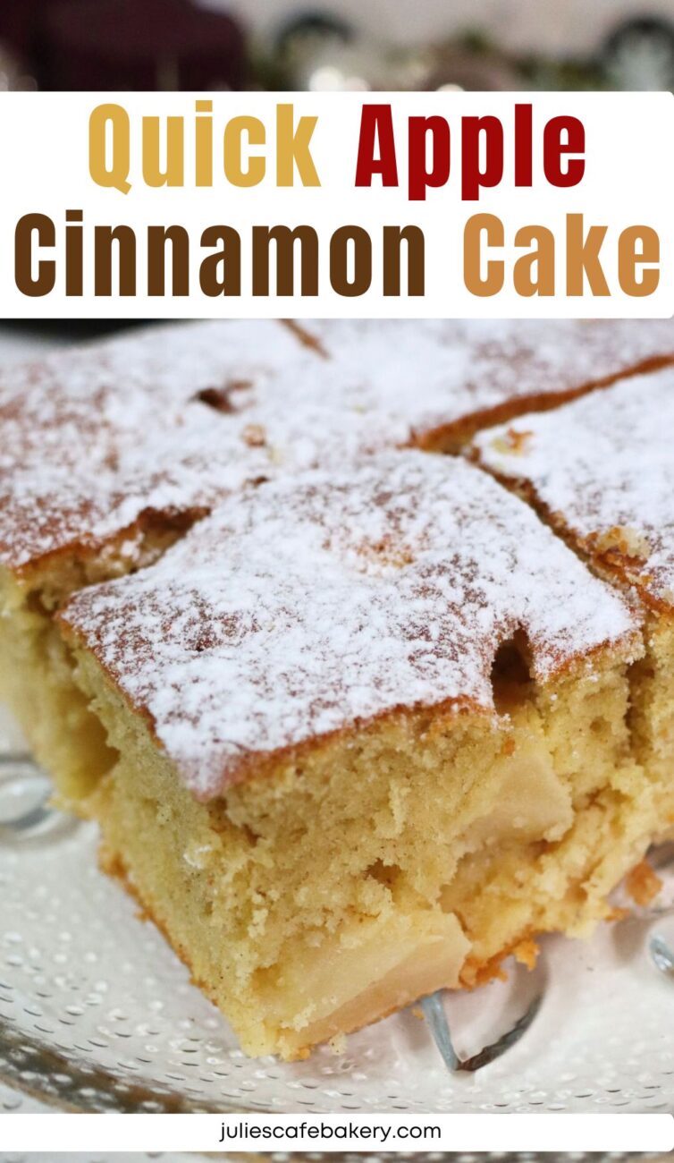 quick apple cinnamon cake