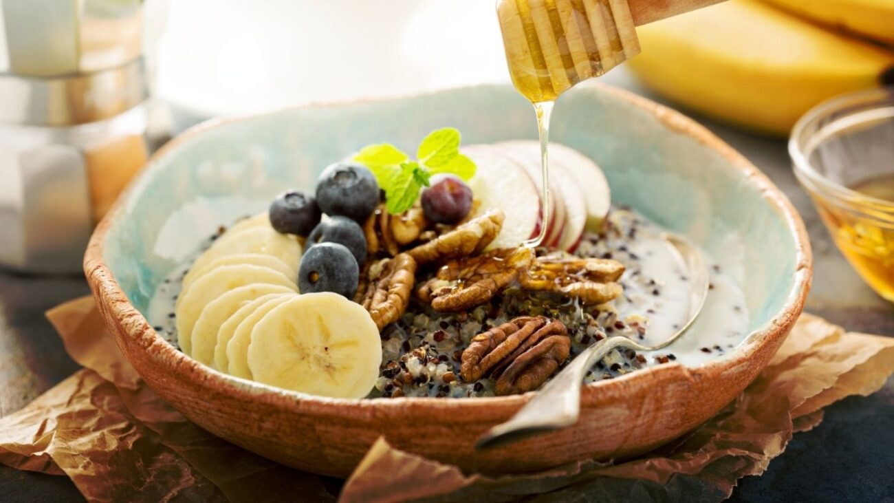 Quinoa Porridge with Nuts and Seeds