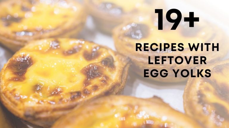 Sweet & Savory Recipes with Leftover Egg Yolks