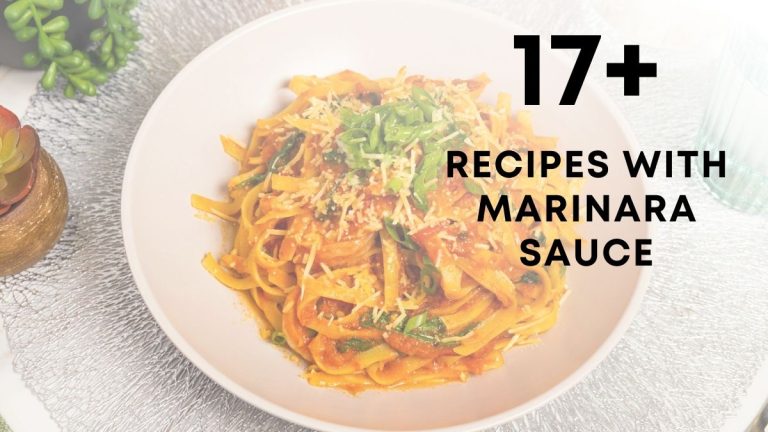 Healthy & Easy Recipes with Marinara Sauce