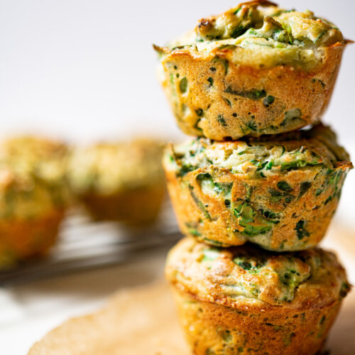 Savoury Muffins with Spinach Sundried Tomatoes and Feta Cheese3