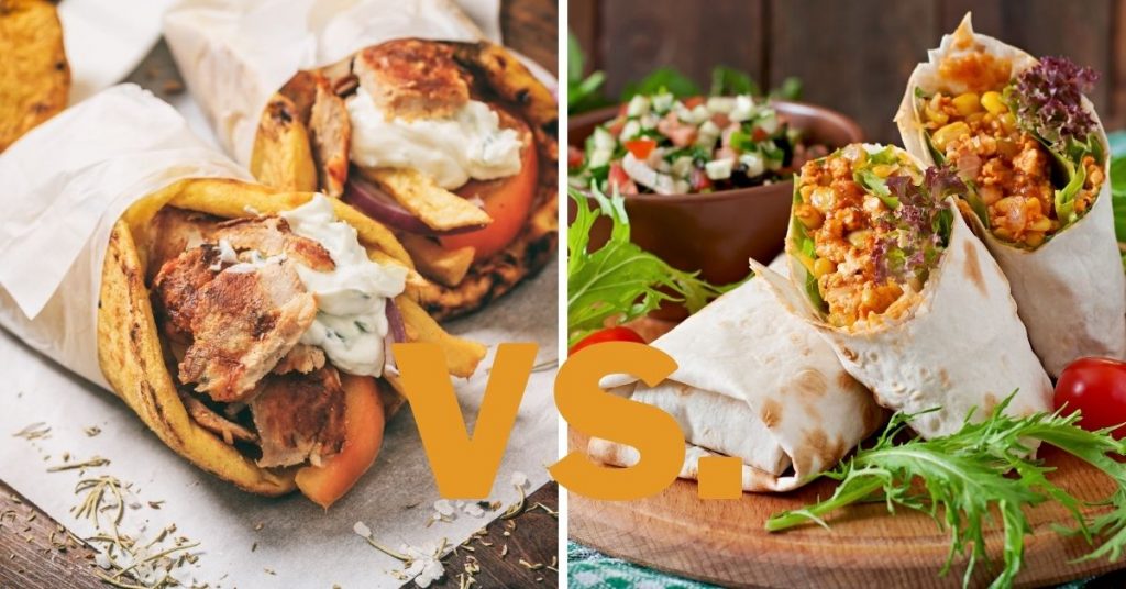 Shawarma vs burrito